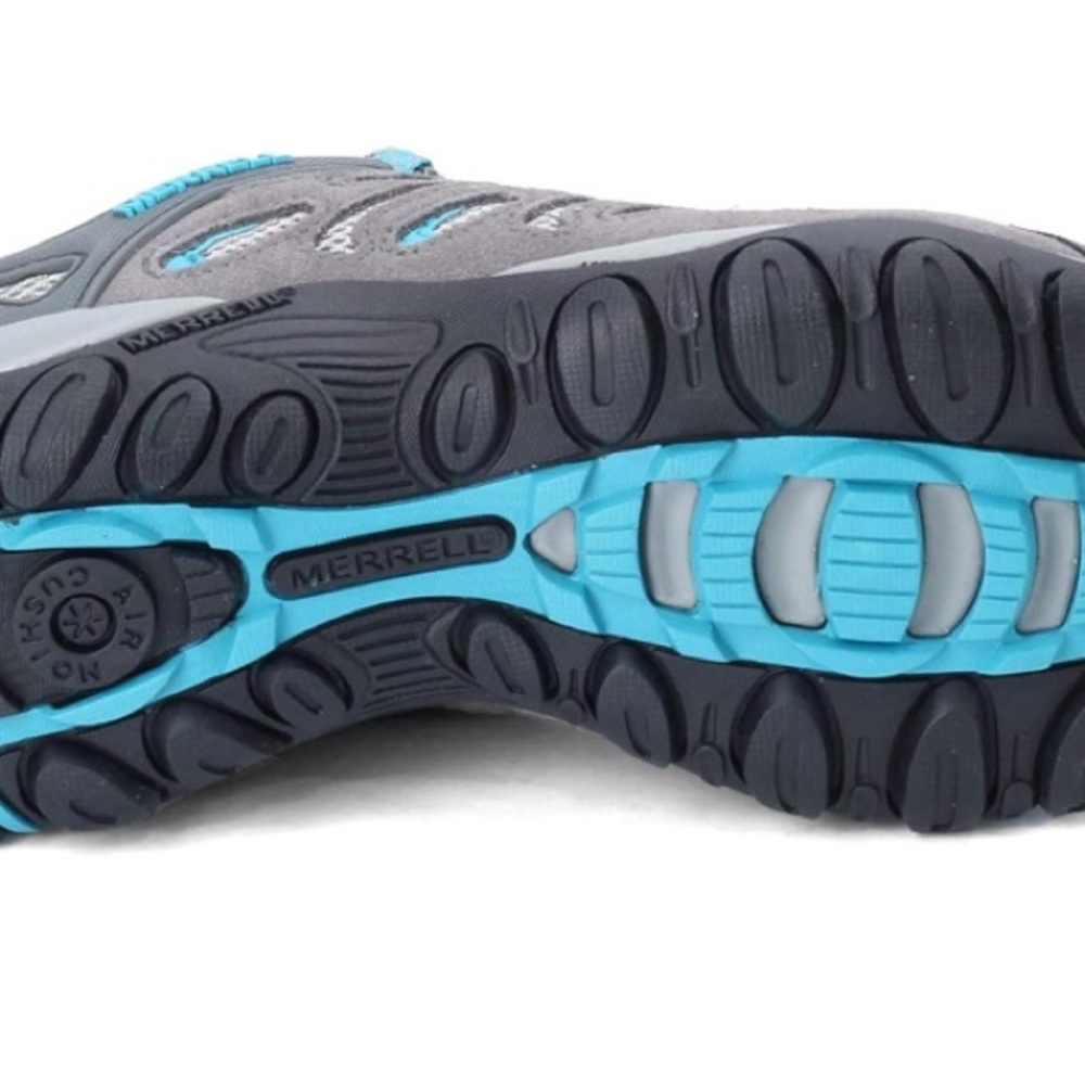 Merrell Women's Crosslander 2 Gray and Blue Hiking Shoes - Picture 5 of 6
